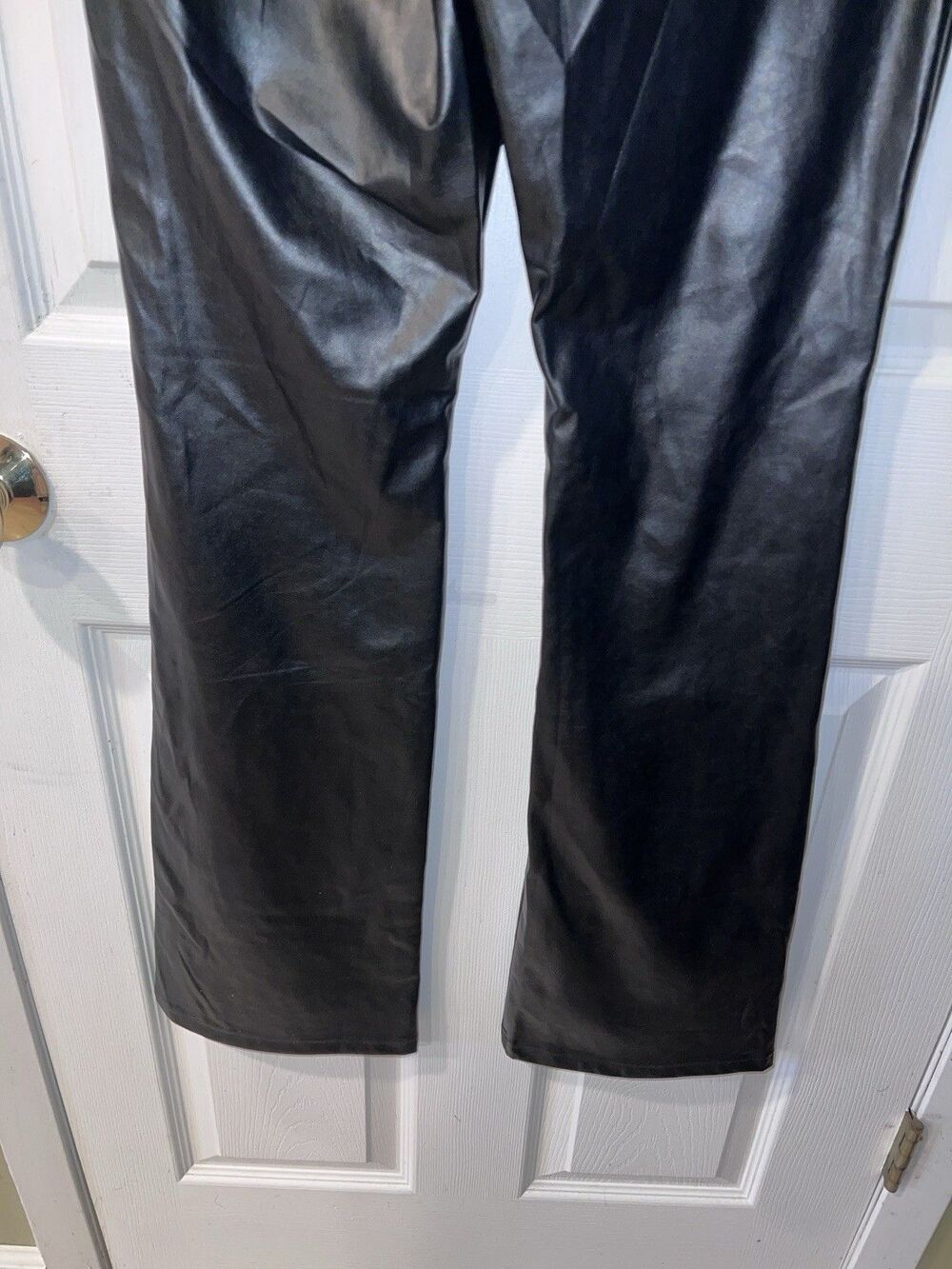 Wilfred Free Aritzia Daria Flare Legging Womens L Vegan Leather High Rise New - Picture 6 of 11
